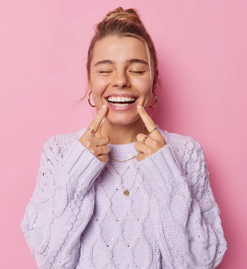 girl with beautiful smile